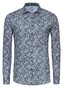 Desoto Denim Flowers Fantasy Pattern Overhemd Grijs
