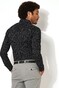 Desoto Dotted Pattern Overhemd Navy