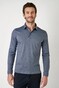 Desoto Essential Kent Long Sleeve Polo Blauw