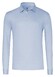 Desoto Essential Kent Long Sleeve Polo Licht Blauw
