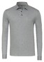 Desoto Essential Kent Long Sleeve Polo Licht Grijs