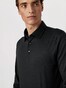 Desoto Essential Kent Long Sleeve Polo Zwart