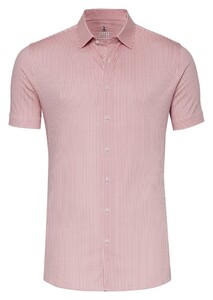 Desoto Essential Stripe Kent Collar Shirt Red