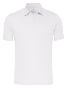 Desoto Essential Uni Color Kent Collar Poloshirt White
