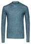 Desoto Faux-Uni Casual Turtleneck Flanel Trui Groen