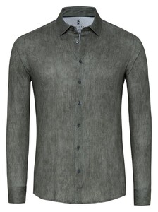 Desoto Faux-Uni Corduroy Casual Kent Shirt Light Green