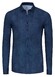 Desoto Faux Uni Denim Look Overhemd Donker Blauw