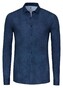 Desoto Faux Uni Denim Look Overhemd Donker Blauw