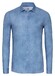 Desoto Faux Uni Denim Look Overhemd Licht Blauw