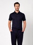 Desoto Fine Details Kent Collar Polo Navy