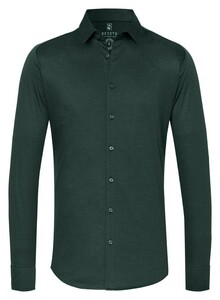 Desoto Kent Piqué Optics Jersey Overhemd Dark Petrol