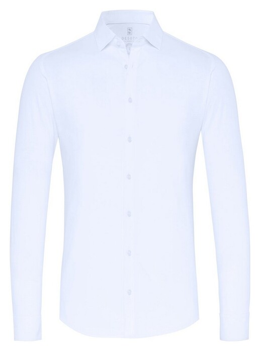 Desoto Kent Uni Solid Overhemd Licht Blauw