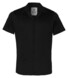 Desoto Lido Collar Uni Color Cotton Overhemd Zwart