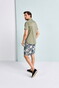 Desoto Lido Collar Uni Color Cotton Shirt Green