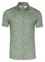 Desoto Linnen Look Casual Kent Overhemd Groen