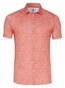 Desoto Linnen Look Casual Kent Overhemd Rood