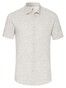 Desoto Linnen Look Short Sleeve Kent Collar Overhemd Canvas