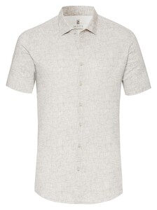 Desoto Linnen Look Short Sleeve Kent Collar Shirt Canvas
