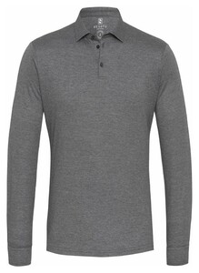 Desoto Long Sleeve Piqué Optics Jersey Uni Polo Grijs