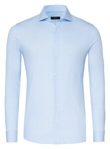 Desoto Luxury Fantasy Wave Cubes Pattern Shirt Light Blue