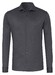 Desoto Luxury Faux Uni Cotton Mélange Overhemd Donker Grijs Melange