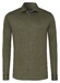 Desoto Luxury Faux Uni Cotton Mélange Overhemd Groen Melange
