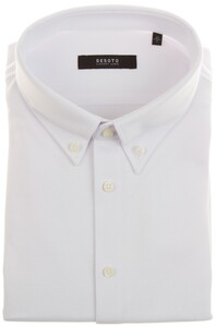 Desoto Luxury Luxury Button Down Overhemd Wit