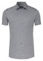 Desoto Luxury Luxury Faux-Uni Kent Collar Overhemd Grijs