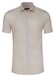 Desoto Luxury Luxury Faux-Uni Kent Collar Overhemd Zand