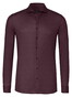 Desoto Luxury Luxury Fine Herringbone Overhemd Donker Rood