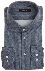 Desoto Luxury Luxury Fine Line Shirt Navy