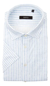 Desoto Luxury Luxury Kent Stripes Overhemd Licht Blauw