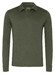 Desoto Luxury Luxury Long Sleeve Mélange Polo Groen