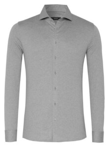 Desoto Luxury Luxury Shark Collar Mélange Shirt Grey