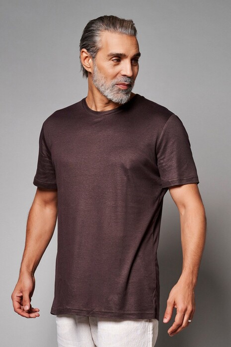 Desoto Luxury Luxury T-Shirt Roundneck Bruin