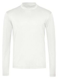 Desoto Luxury Luxury Two-Ply Cotton Uni Color Pullover Off White