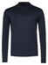 Desoto Luxury Luxury Two-Ply Cotton Uni Color Trui Galaxy Blue