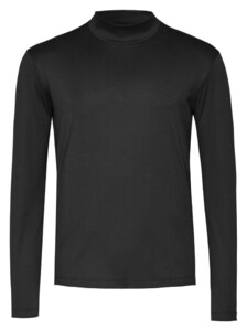 Desoto Luxury Luxury Two-Ply Cotton Uni Color Trui Zwart