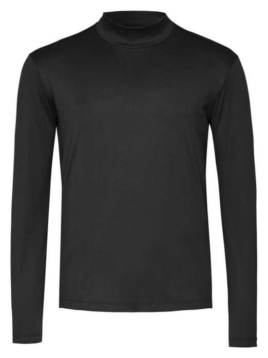 Desoto Luxury Luxury Two-Ply Cotton Uni Color Trui Zwart