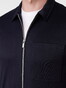 Desoto Luxury Luxury Two-Ply Zip Overshirt Galaxy Blue