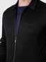 Desoto Luxury Luxury Two-Ply Zip Overshirt Zwart