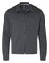Desoto Luxury Luxury Zip Mélange Overshirt Donker Grijs