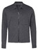Desoto Luxury Luxury Zip Mélange Overshirt Donker Grijs