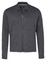 Desoto Luxury Luxury Zip Mélange Overshirt Donker Grijs