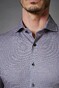 Desoto Luxury Multitone Houndstooth Design Overhemd Blauw-Bruin