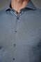 Desoto Luxury Regal Twill Design Overhemd Midden Blauw