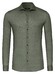 Desoto Luxury Subtle Herringbone Shark Collar Overhemd Forest Green