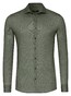 Desoto Luxury Subtle Herringbone Shark Collar Overhemd Forest Green