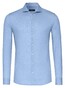 Desoto Luxury Subtle Herringbone Shark Collar Overhemd Licht Blauw