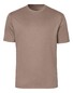 Desoto Luxury Uni Color Round Neck T-Shirt Dark Taupe